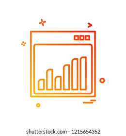 Business icon design vector
