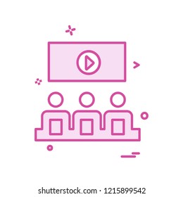 Business icon design vector
