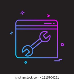 Business icon design vector
