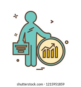 Business icon design vector 