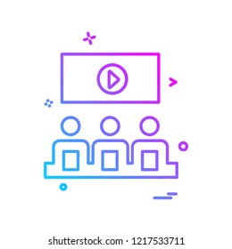Business icon design vector