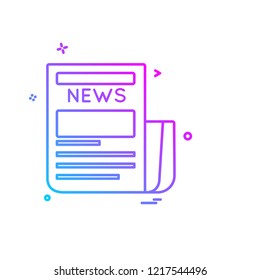 Business icon design vector
