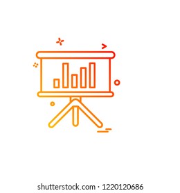 Business icon design vector