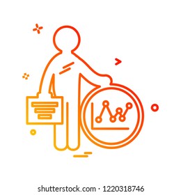 Business icon design vector 