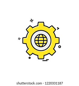 Business icon design vector
