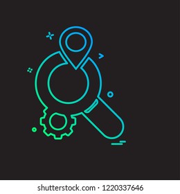Business icon design vector