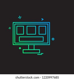 Business icon design vector