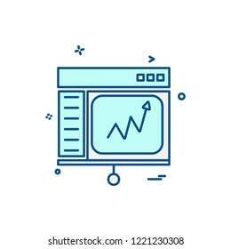 Business icon design vector