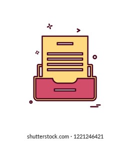Business icon design vector