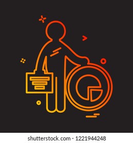 Business icon design vector 