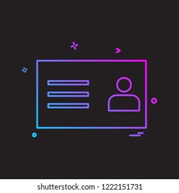 Business icon design vector 