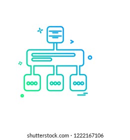 Business icon design vector