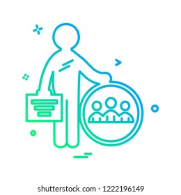 Business icon design vector 