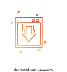 Business icon design vector