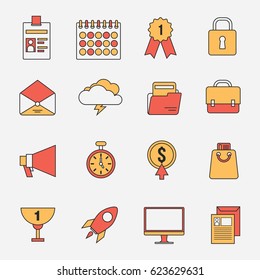 business icon design vector