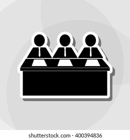 Business icon design, vector illustration