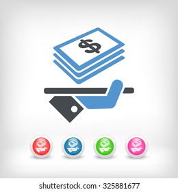 Business icon - Dollars