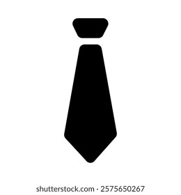 Business icon, dress code symbol, formal wear, design.