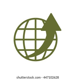  Business  icon. Flat design.