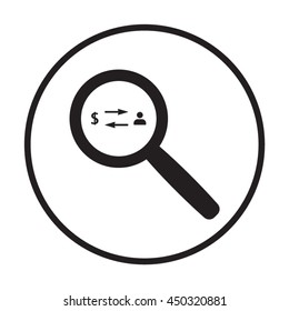  Business  icon. Flat design.