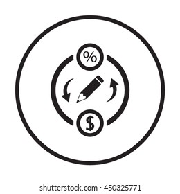  Business Icon. Flat design.