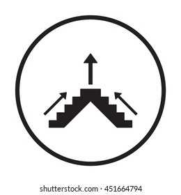  Business  icon. Flat design.