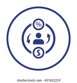  Business Icon. Flat design.