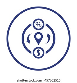 Business Icon. Flat design.
