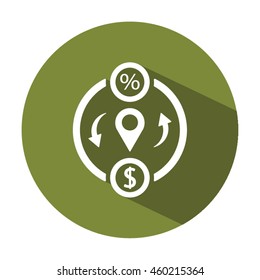  Business Icon. Flat design.