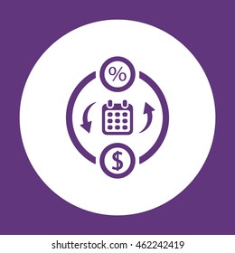  Business Icon. Flat design.