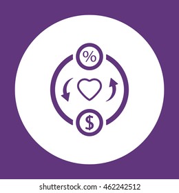  Business Icon. Flat design.