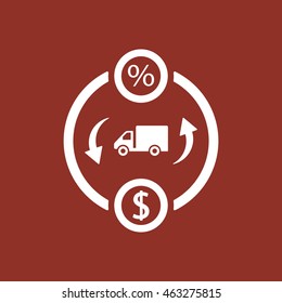  Business Icon. Flat design.