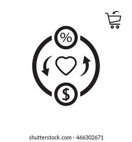  Business Icon. Flat design.