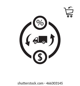  Business Icon. Flat design.