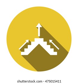  Business  icon. Flat design.