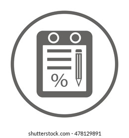  Business  icon. Flat design.