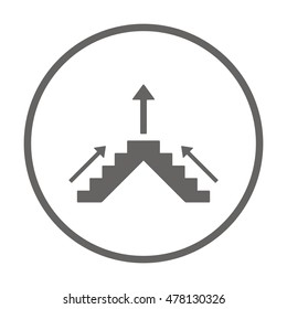  Business  icon. Flat design.
