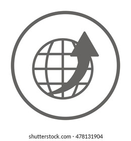  Business  icon. Flat design.