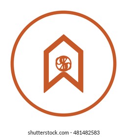  Business  icon. Flat design.