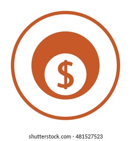  Business  icon. Flat design.