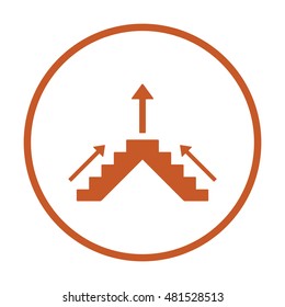  Business  icon. Flat design.