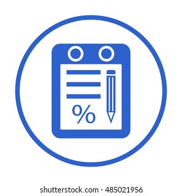  Business  icon. Flat design.