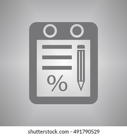  Business  icon. Flat design.