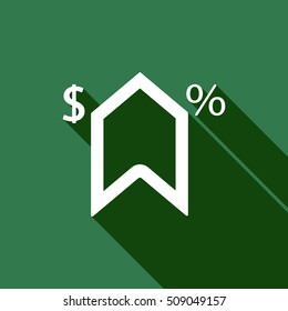  Business  icon. Flat design.