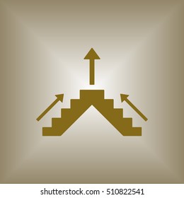  Business  icon. Flat design.