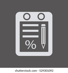  Business  icon. Flat design.