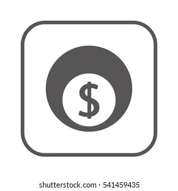  Business  icon. Flat design.