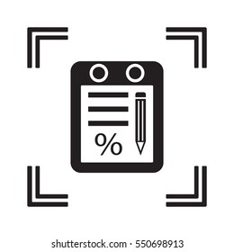  Business  icon. Flat design.
