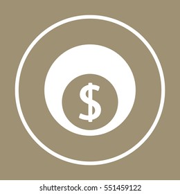  Business  icon. Flat design.