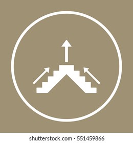  Business  icon. Flat design.